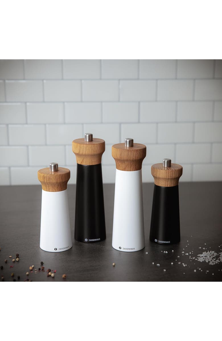 ZASSENHAUS Westerland 7-Inch Pepper Mill, Black, Alternate, color, 