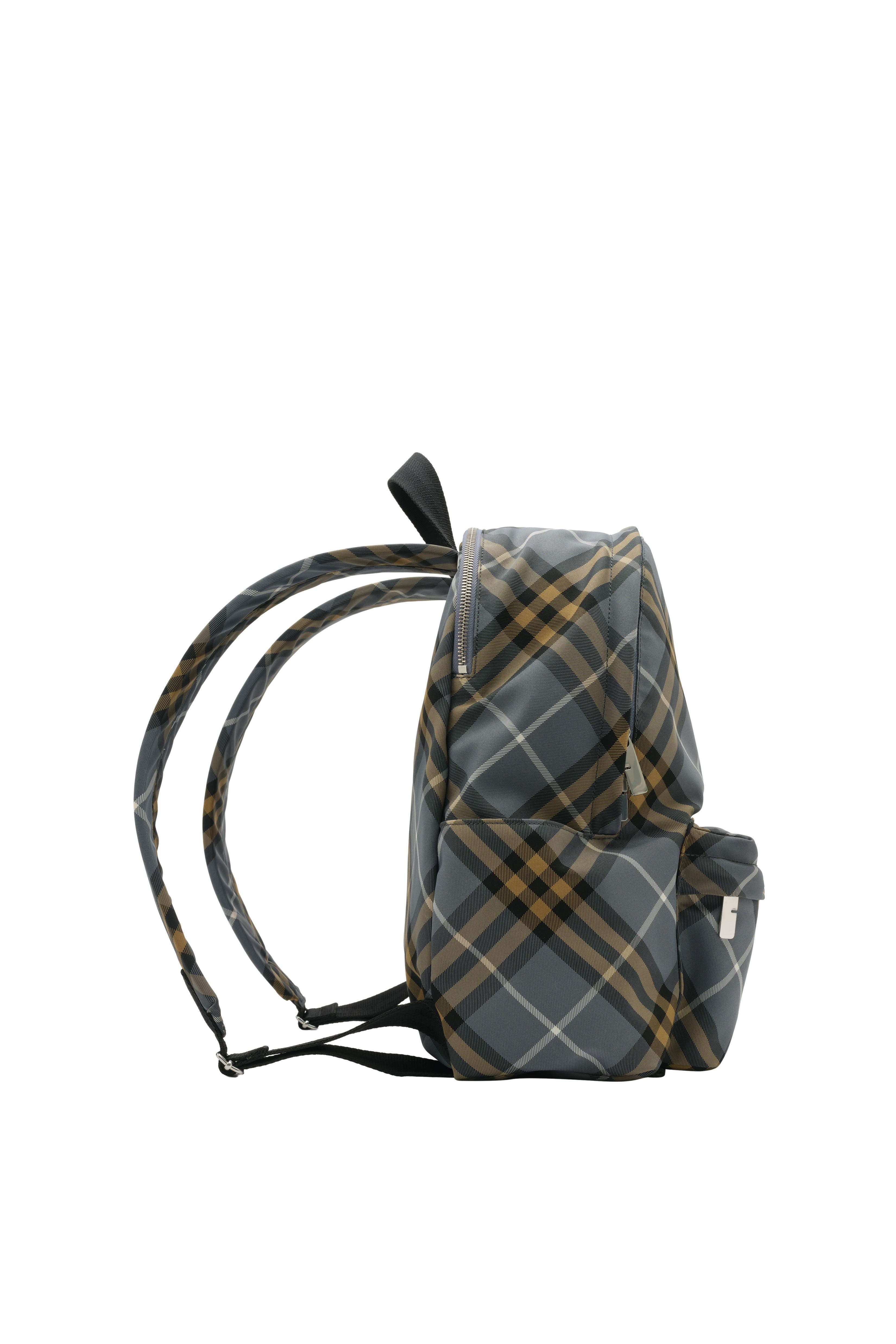 Small Check Backpack, Alternate, color, Wave blue