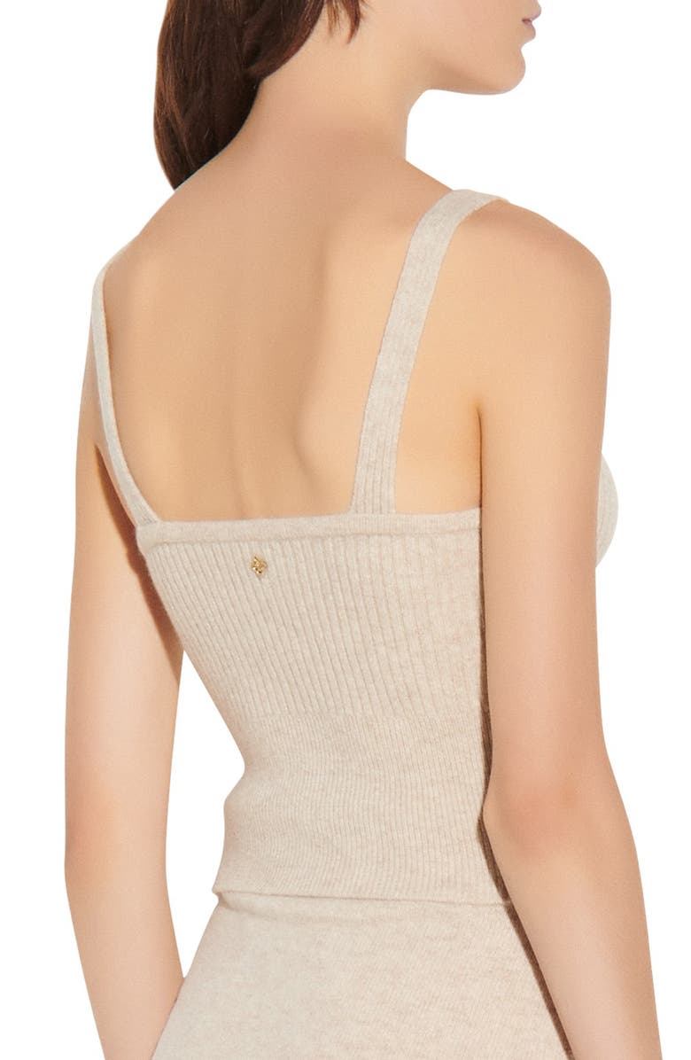 SANDRO Ribbed Wool Sweater Tank, Alternate, color, 