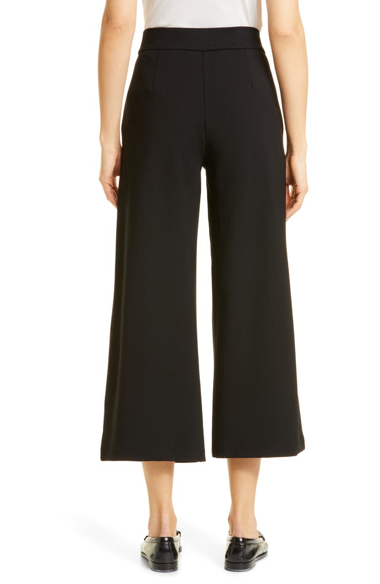 Masai Copenhagen Piana Pintuck Pleat Pull-On Pants, Alternate, color, Black