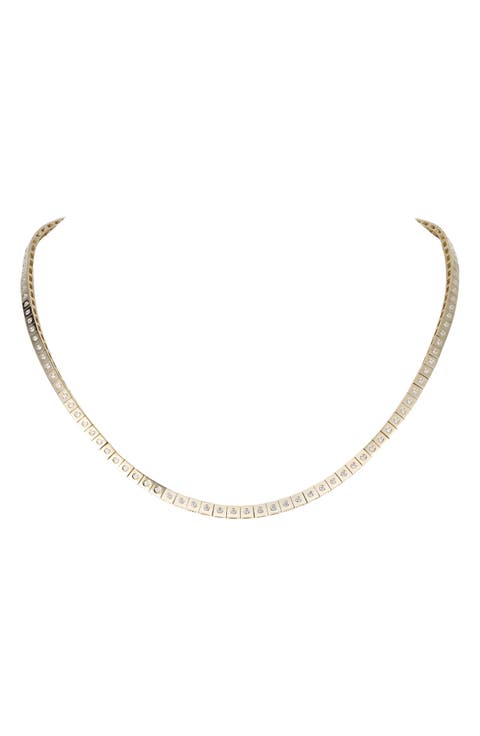 Leggo Mini Diamond Tennis Necklace