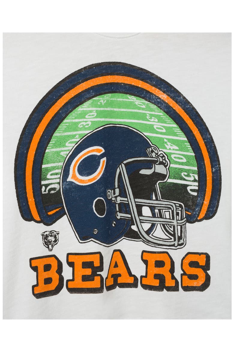 Chicago Bears Graphic Cropped T-Shirt, Alternate, color, VINTAGE WHITE