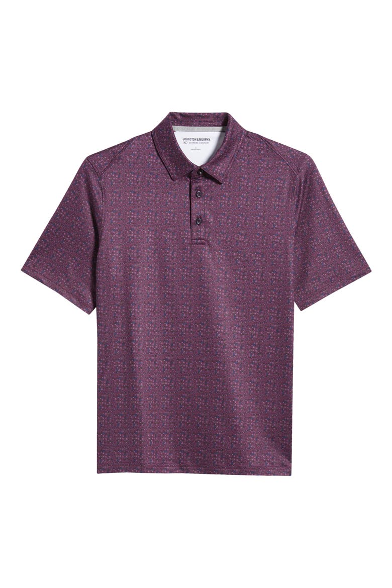 XC® Apex Performance Polo, Alternate, color, BURGUNDY VINO