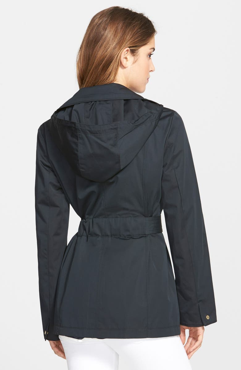 Ellen Tracy Cotton Blend Short Trench Coat, Alternate, color, 