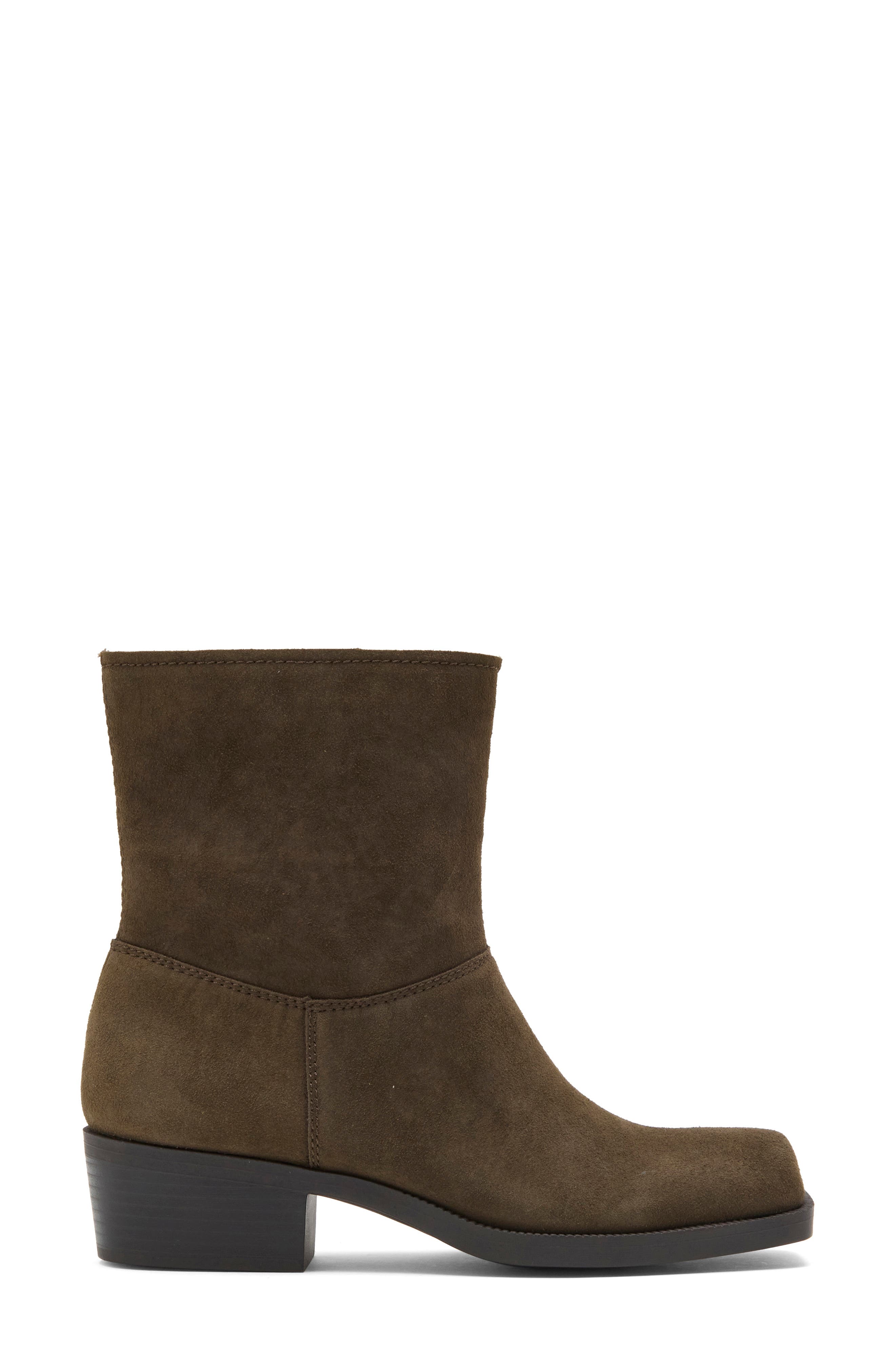 Ranaya Leather Boot, Alternate, color, CHOCOLATE SUEDE