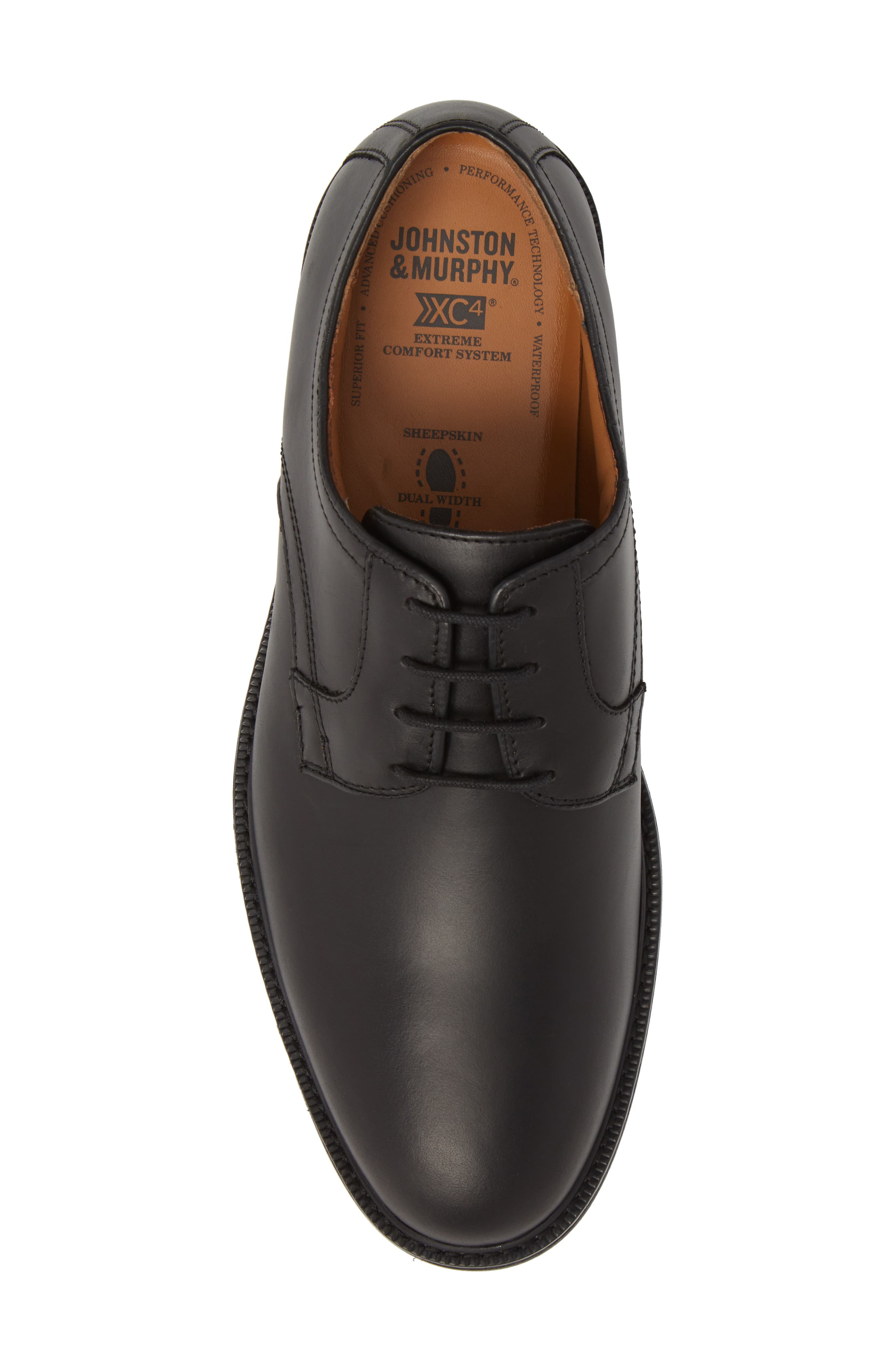 Hollis XC4® Waterproof Plain Toe Derby, Alternate, color, BLACK NUBUCK