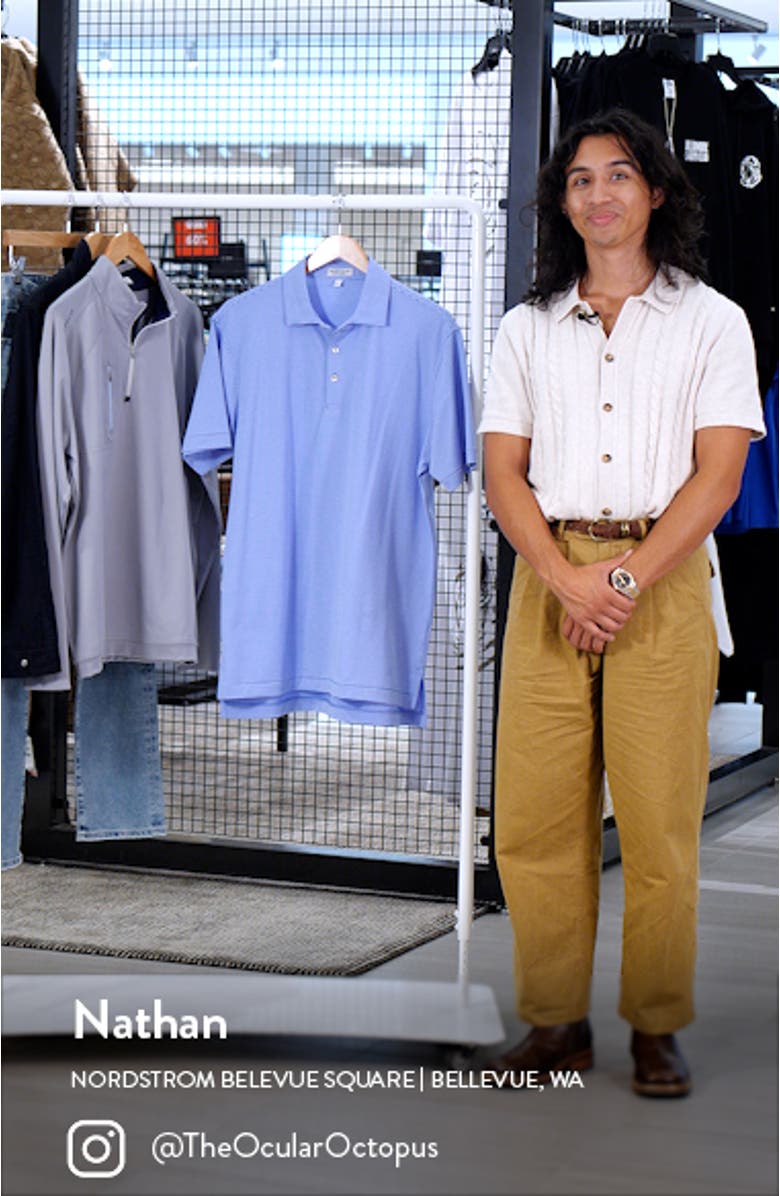 Grace Stripe Performance Mesh Polo, sales video thumbnail