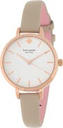 Kate Spade New York women's metro leather strap watch, 30mm