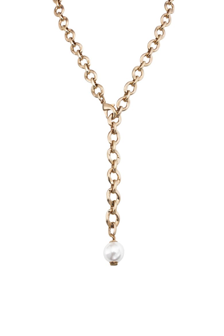 Oval Rhythm Necklace, Alternate, color, Gold