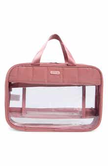 MYTAGALONGS Box Quilted Clear Toiletry Case