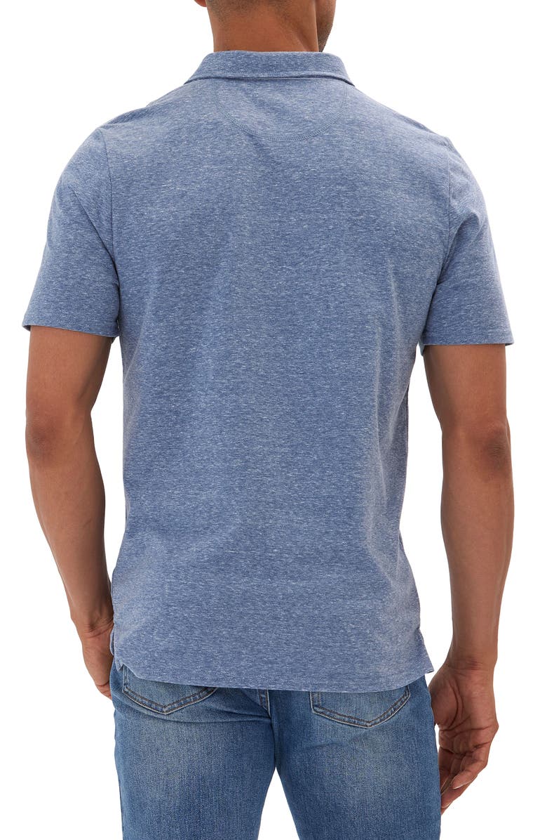Threads 4 Thought Baseline Slub Polo, Alternate, color, Larkspur