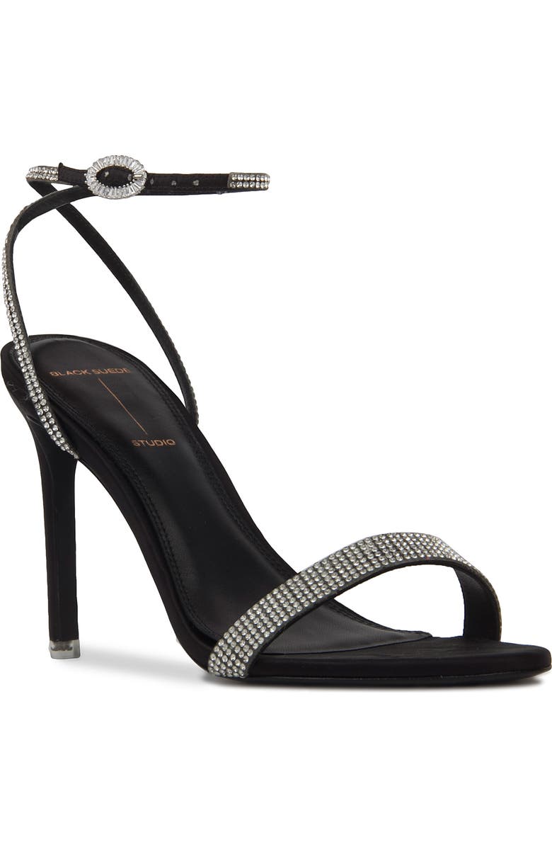 BLACK SUEDE STUDIO Lexi Ankle Strap Sandal, Main, color,