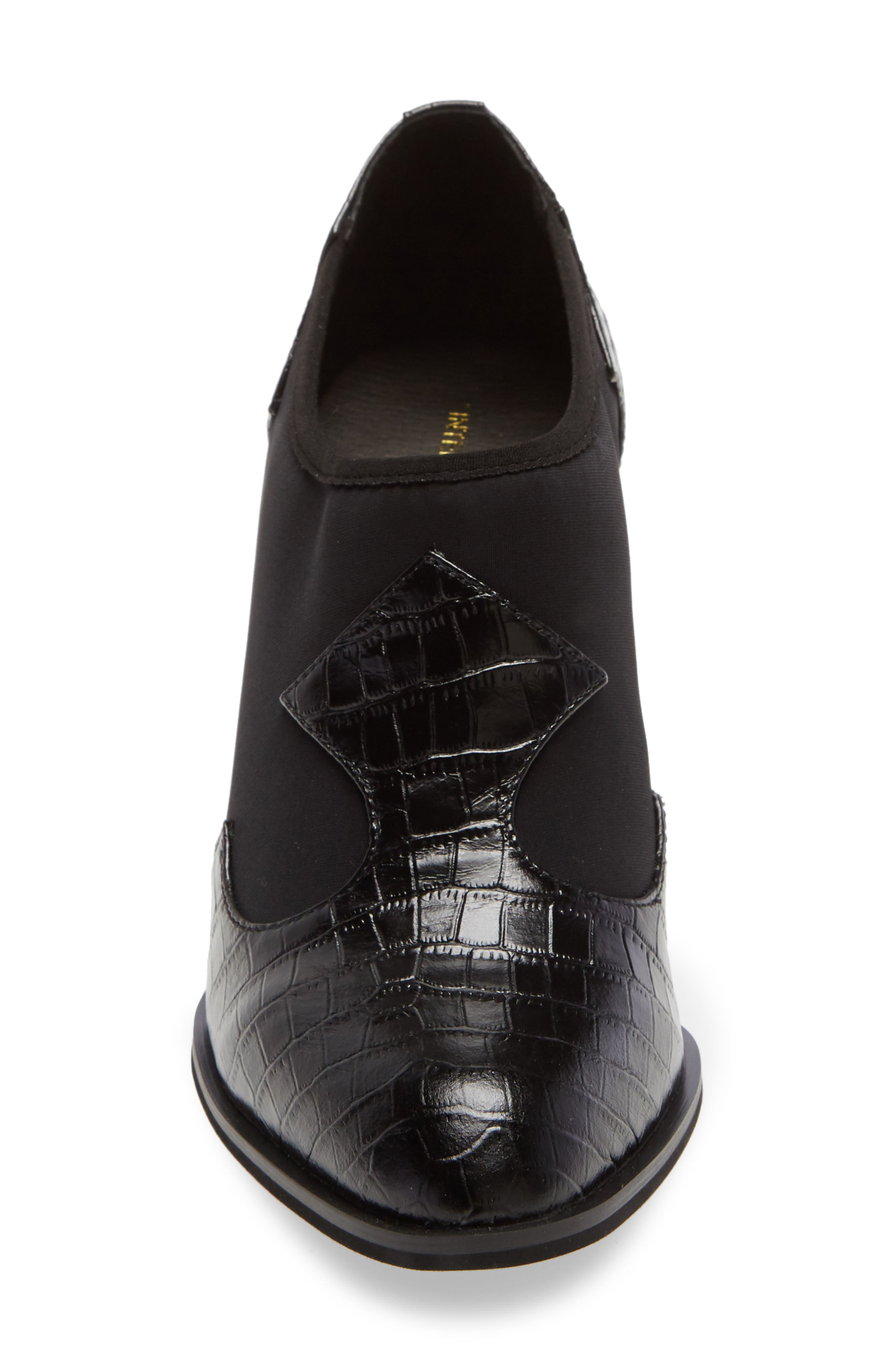 INTENTIONALLY BLANK Auntie Croc Embossed Bootie, Alternate, color, 