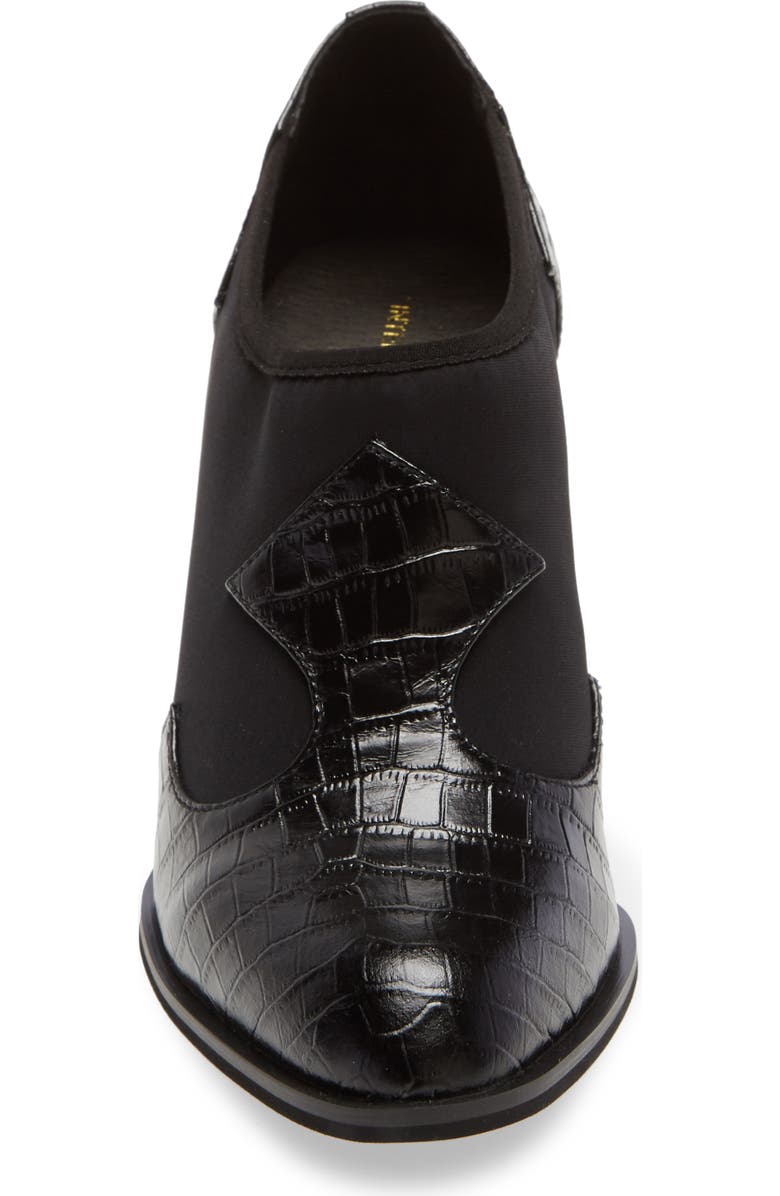 INTENTIONALLY BLANK Auntie Croc Embossed Bootie, Alternate, color,