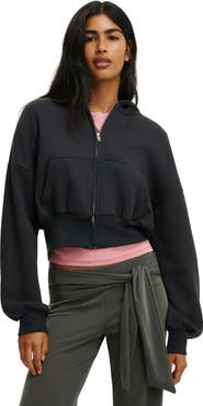 Cotton On Women's Oversized Zip Through Hoodie
