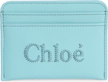 Chloé Sense Embroidered Logo Card Case | Nordstromrack