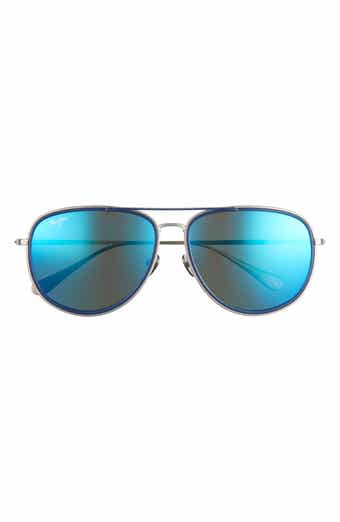 58mm Polarized Aviator Sunglasses