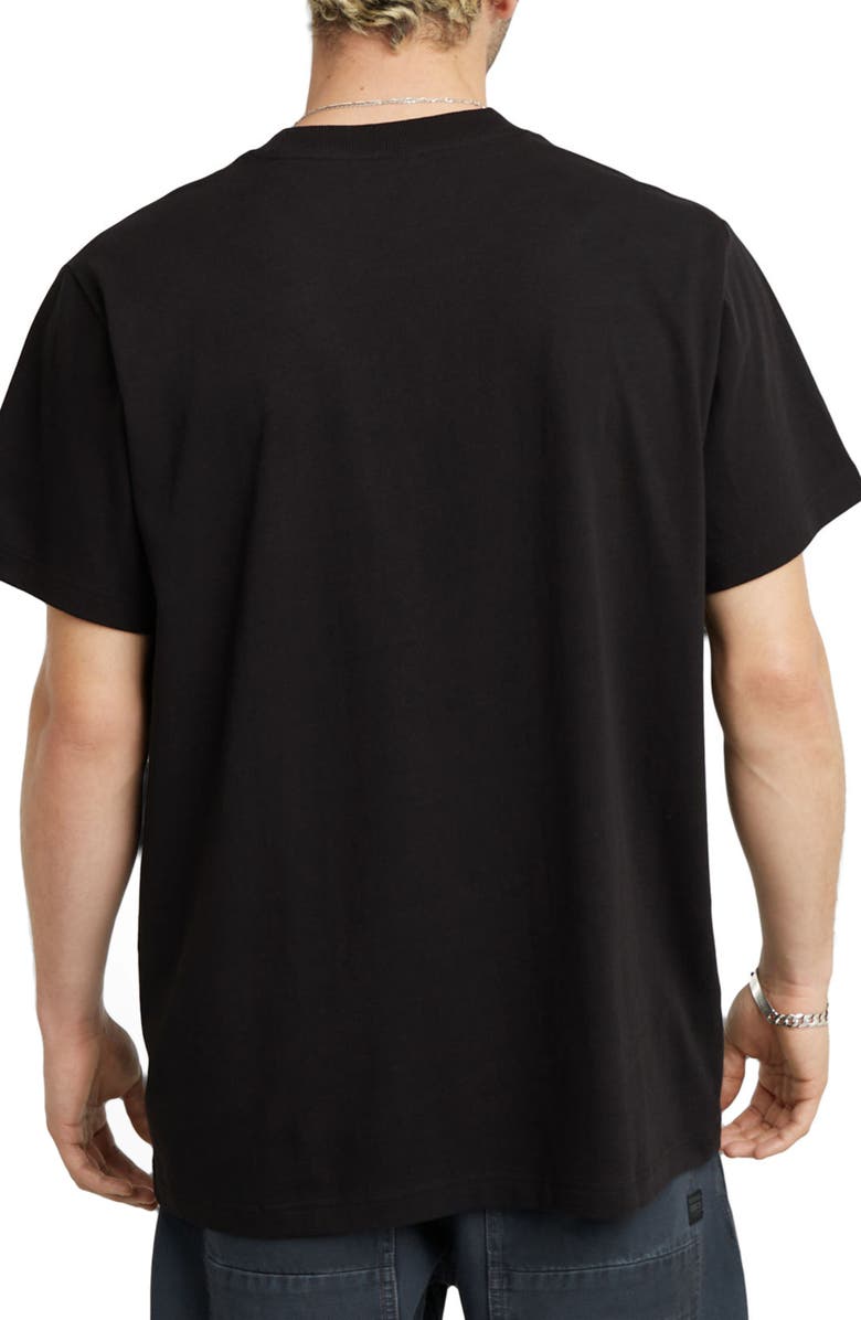 G-STAR Flocked G-Script Organic Cotton T-Shirt, Alternate, color,