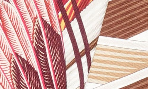 Ferragamo Giada Print Skinny Silk Scarf In Multi
