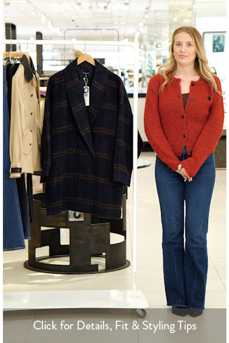Shawl Collar Alpaca & Wool Blend Coat video