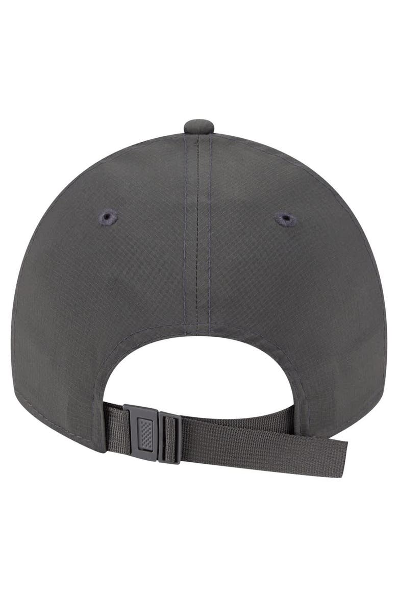 Men's New Era Charcoal Los Angeles Lakers Active Ripstop 9TWENTY Adjustable Hat, Alternate, color, Charcoal