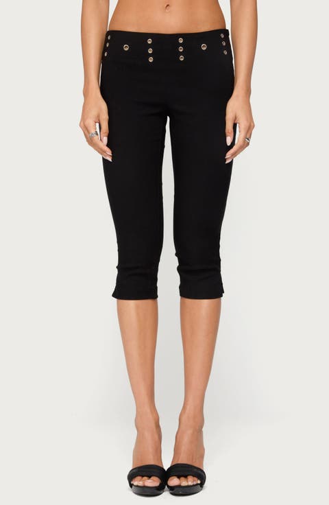 Meeva Grommet Capri Pants