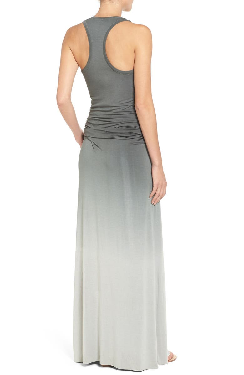 Young, Fabulous & Broke 'Hamptons' Ombré Ruched Maxi Dress, Alternate, color, 