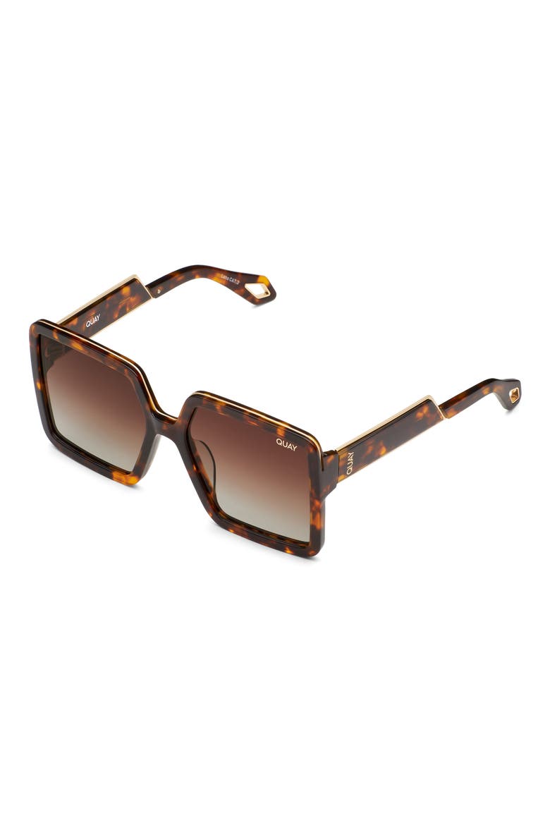 Almost Ready 56mm Polarized Square Sunglasses, Alternate, color, TORTOISE / BROWNDNU