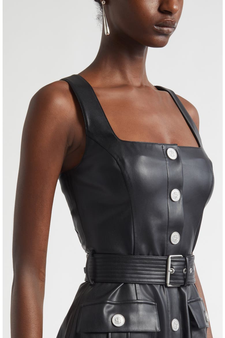 dress with leather top Leather top - Emika Fashion - Women's Clothes, Dresses, Evening Dresses, Cocktail Dresses, Party Dresses, Pantsuits, Skirts, Shorts, Corsets, Blouses