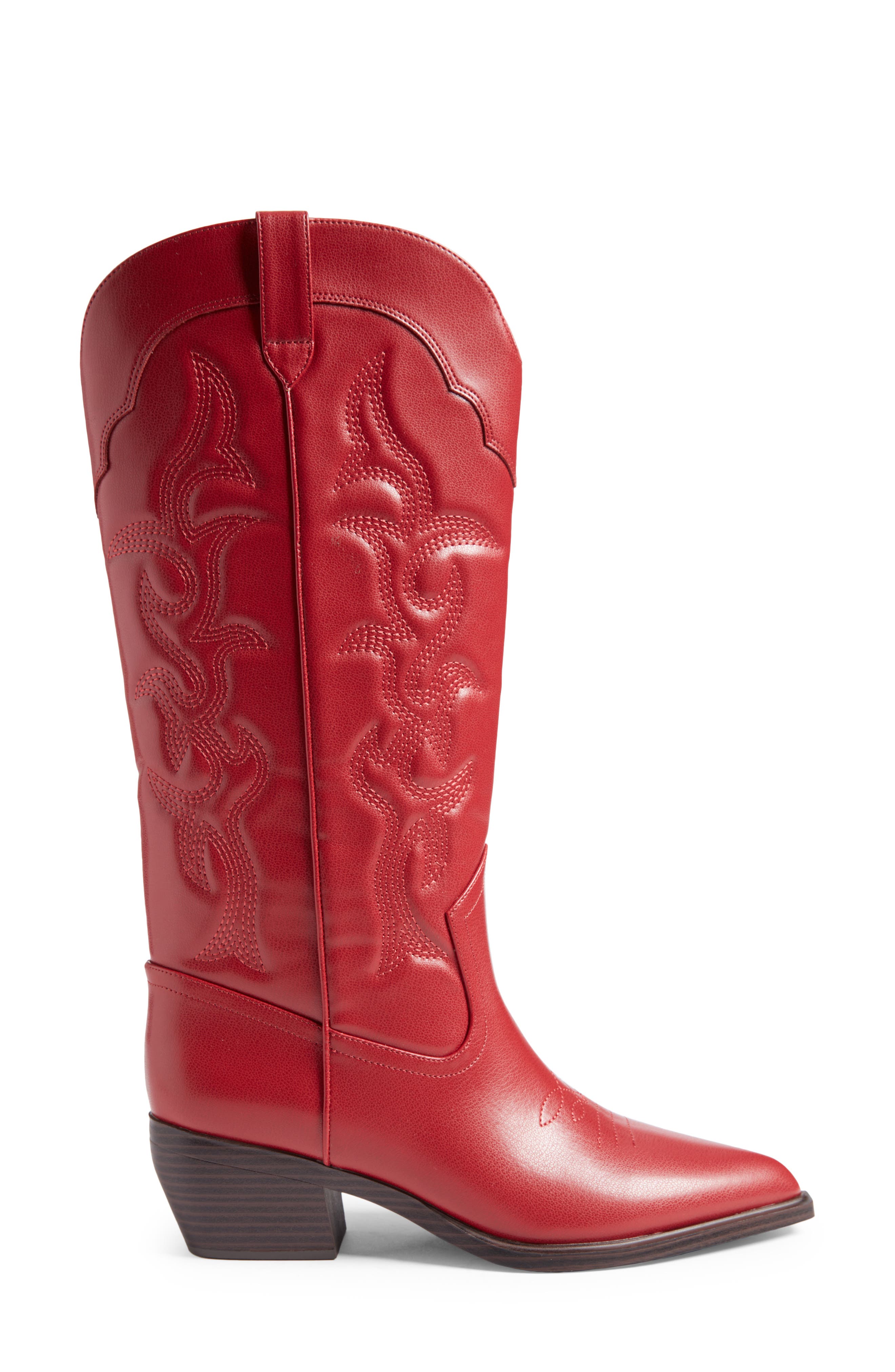 Rory Western Boot, Alternate, color, RED CRIMSON