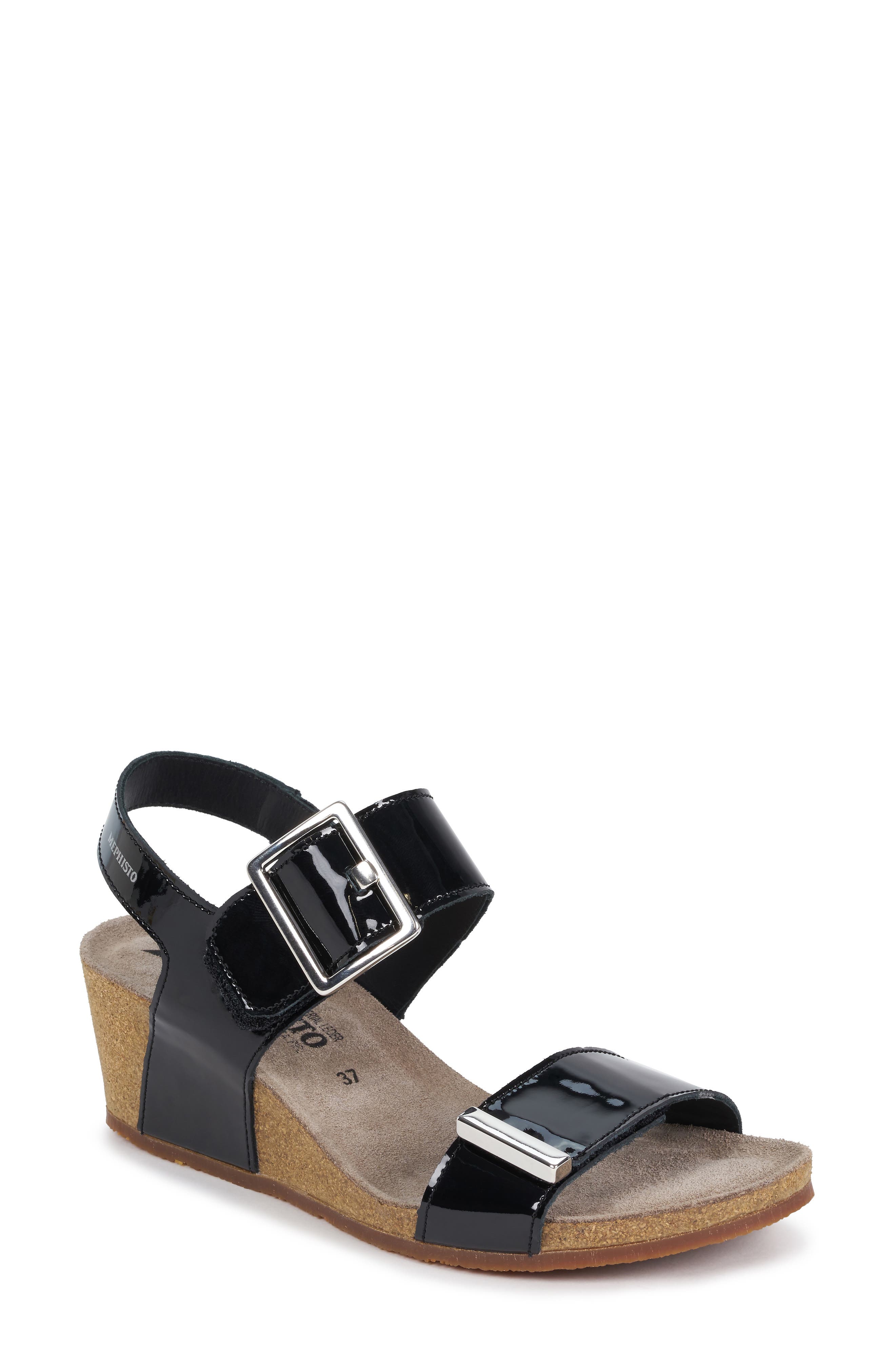 Mephisto Morgana Wedge Sandal, Main, color, 