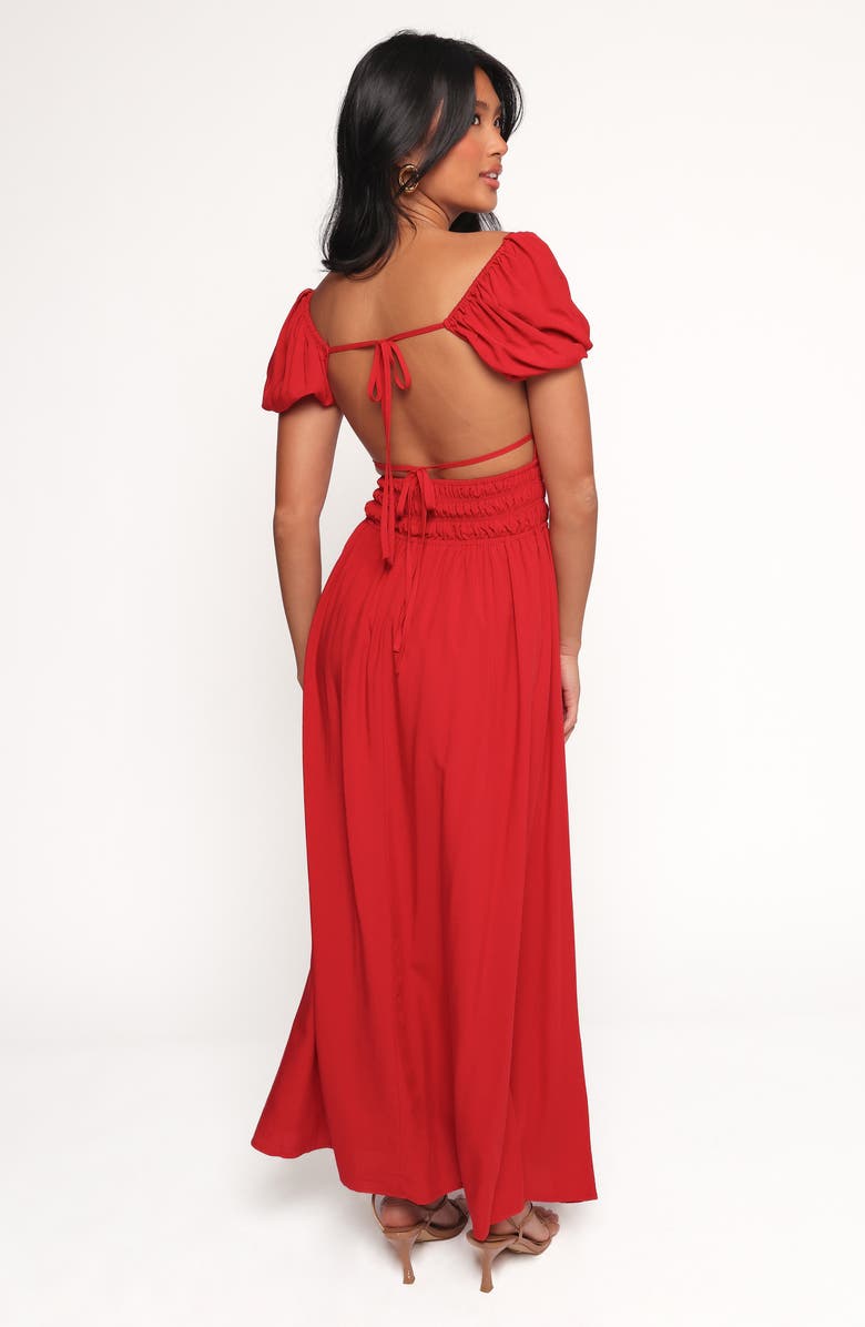 Petal & Pup Theodora Maxi Dress, Alternate, color, Red