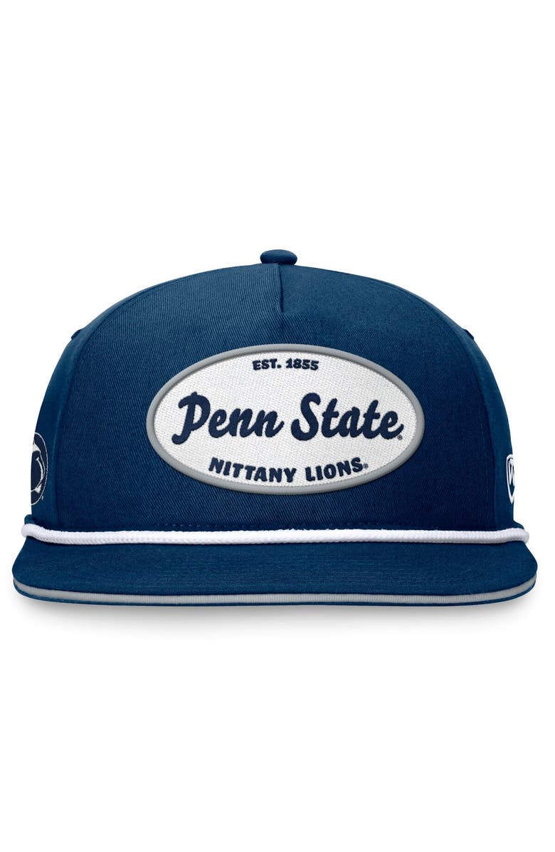 TOP OF THE WORLD Men's Top of the World Navy Penn State Nittany Lions Iron Golfer Adjustable Hat, Alternate, color,