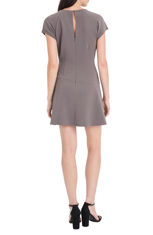 Donna Morgan For Maggy Fit & Flare Minidress In Gray