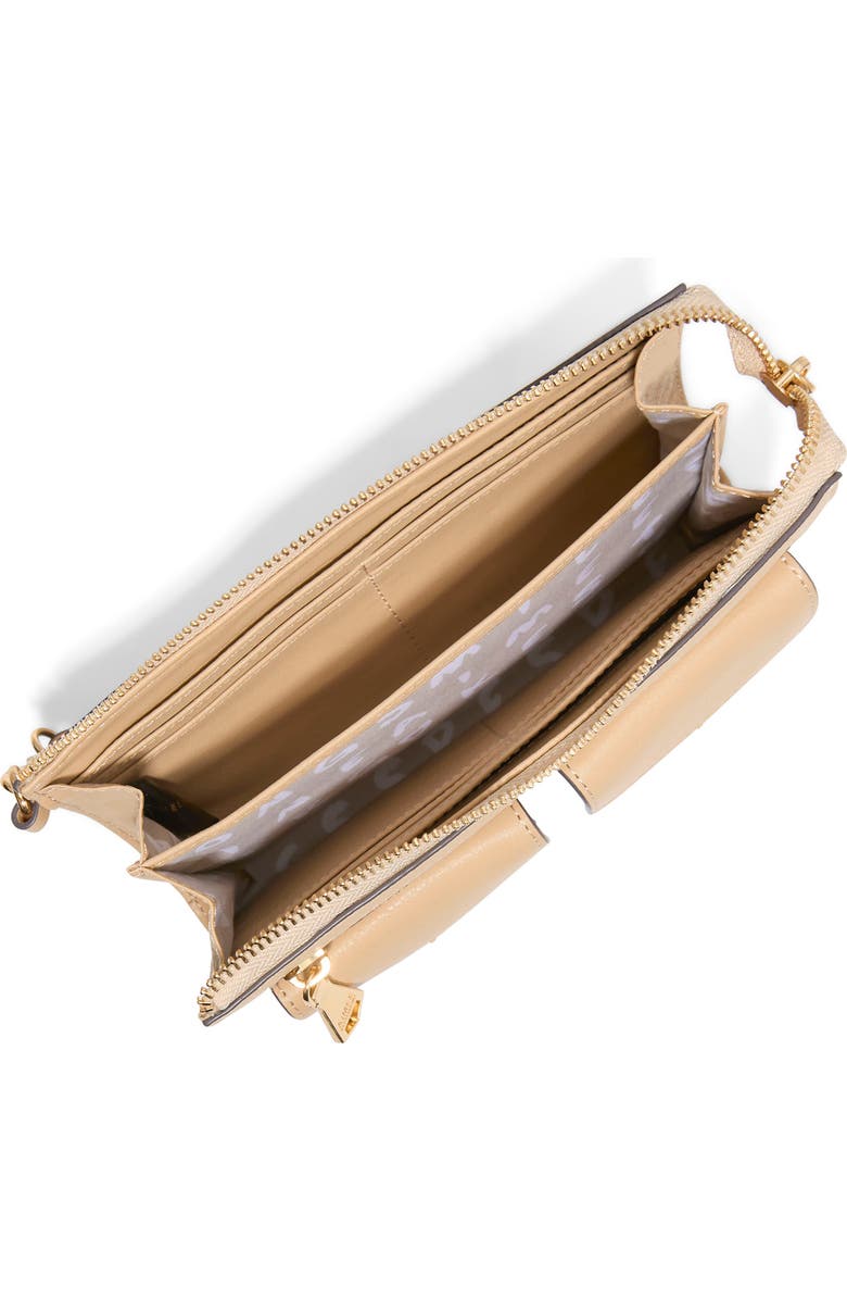 AIMEE Saddle Up Leather Wristlet, Alternate, color, Camel