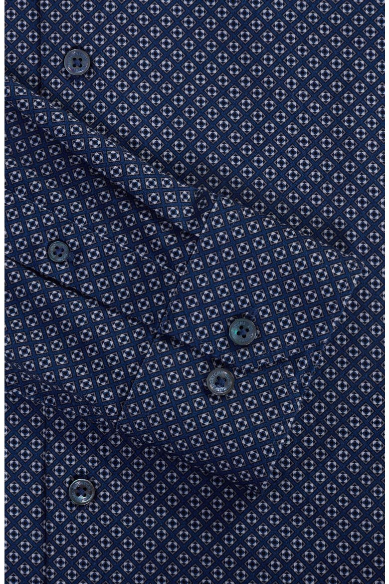 Jules OoohCotton® Geo Print Button-Down Shirt, Alternate, color, NAVY