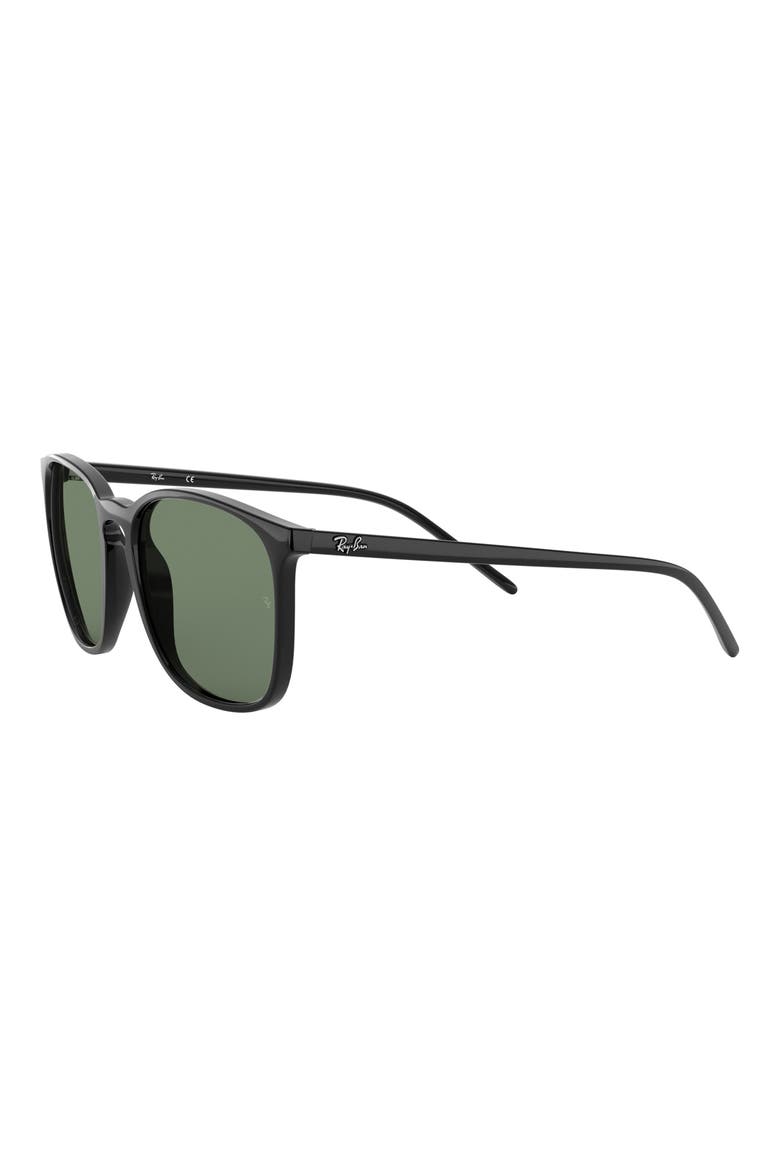 55mm Square Sunglasses, Alternate, color, GREEN