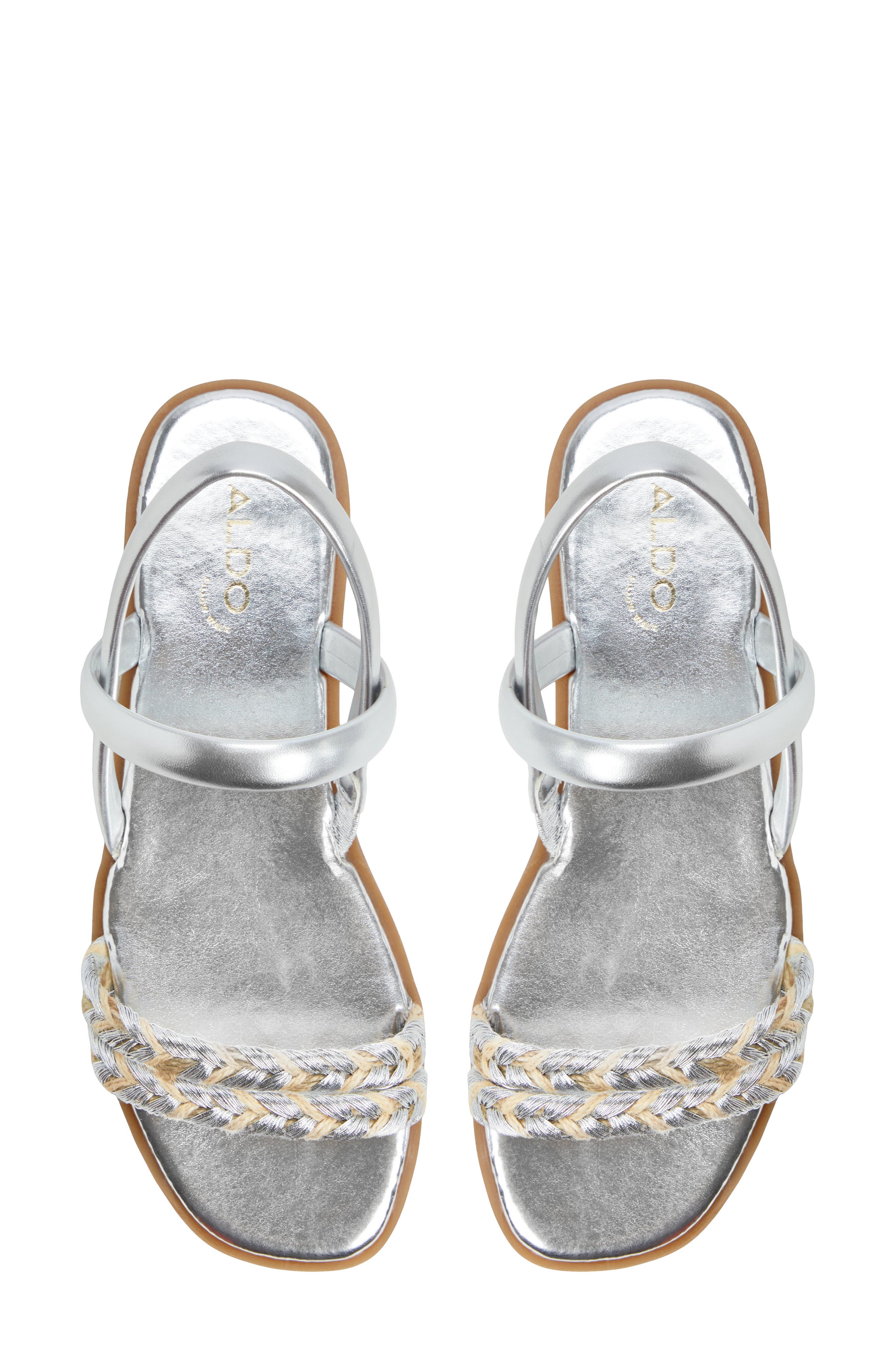 ALDO Narine Sandal, Alternate, color, Silver Multi