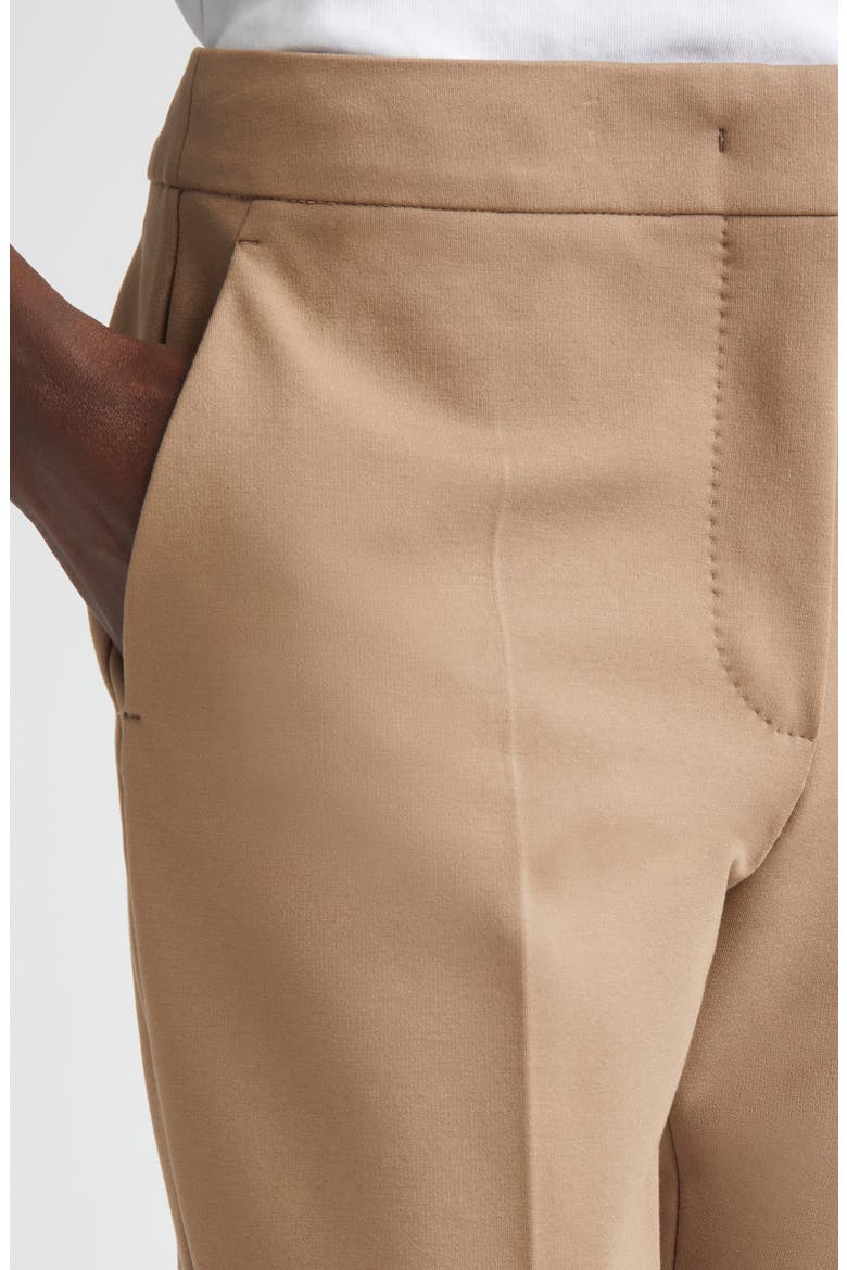 Pegno Slim Fit Jersey Ankle Pants, Alternate, color, HAZELNUT BROWN