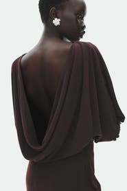 H&M Cowl-back Jersey Dress
