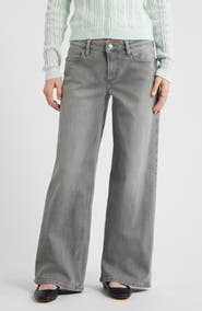 BP. Low Rise Baggy Wide Leg Jeans