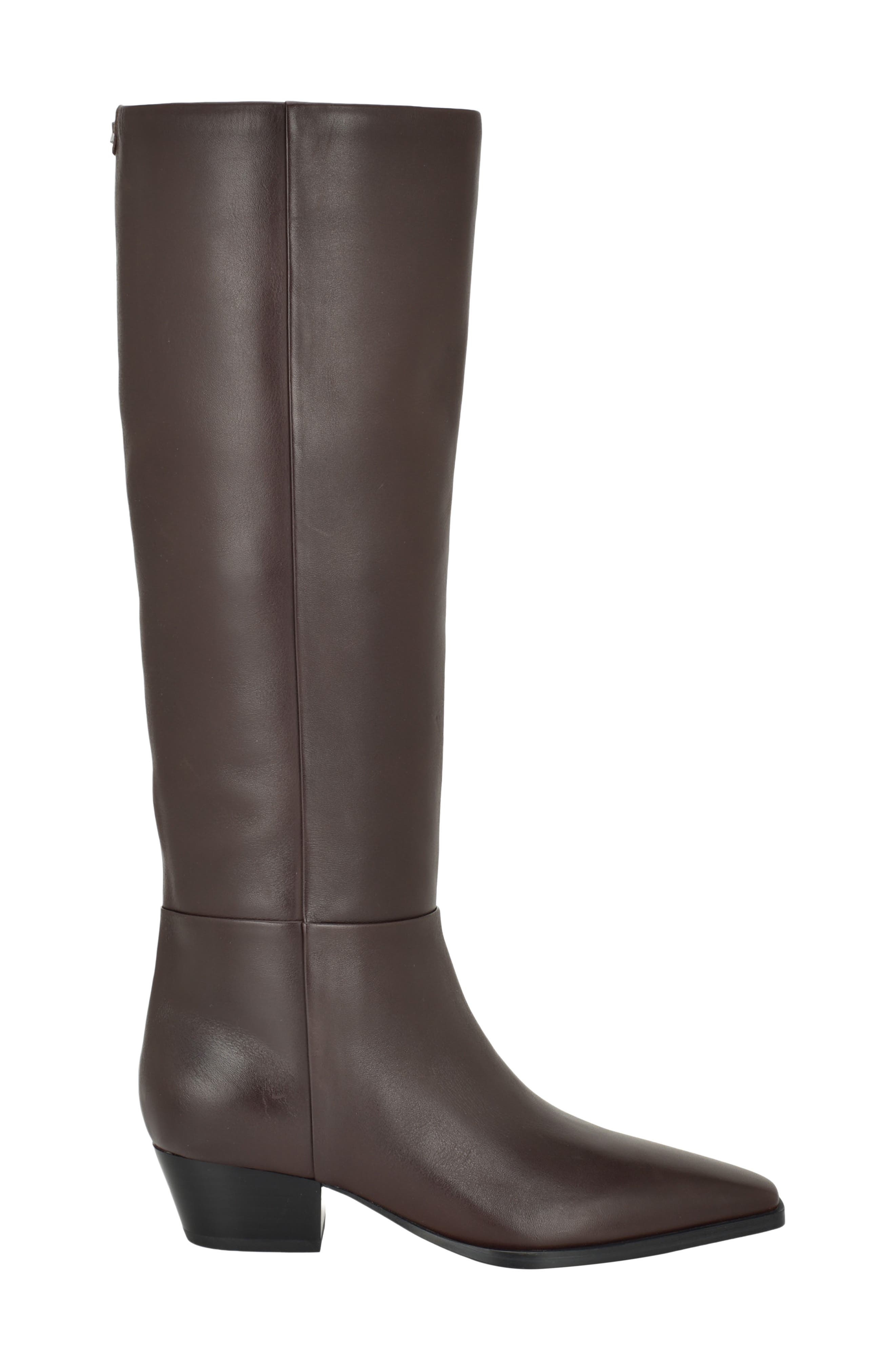 Varcey Knee High Boot, Alternate, color, DARK BROWN 201