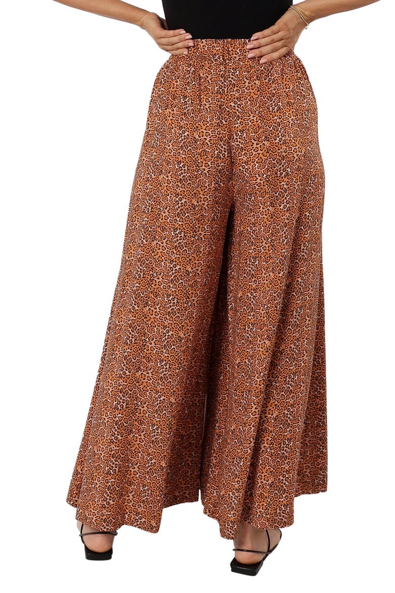 Selby High Waist Wide Leg Pants, Alternate, color, LEOPARD PRINT