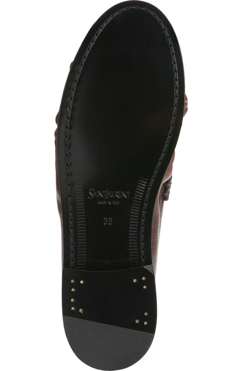 Saint Laurent Le Penny Loafer, Alternate, color, Brown