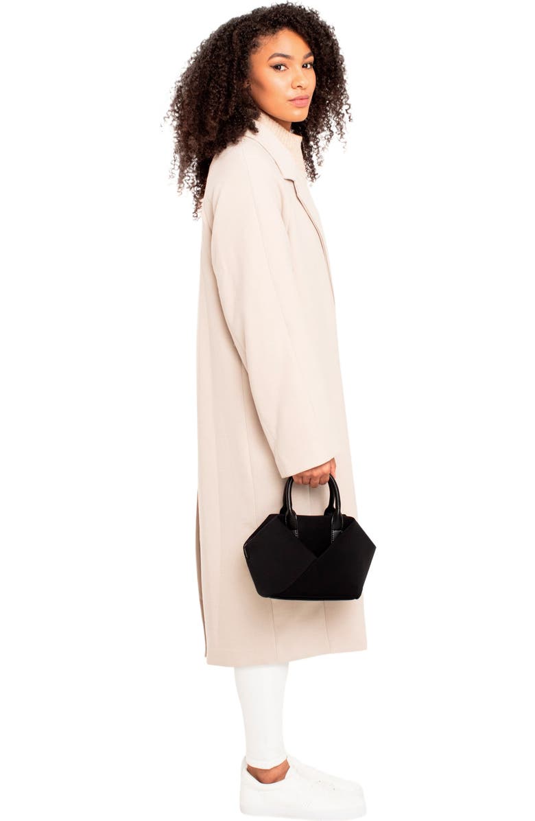 Lux and Nyx Small Origami Crossbody Tote and Handbag For Women, Alternate, color, Black + Gold