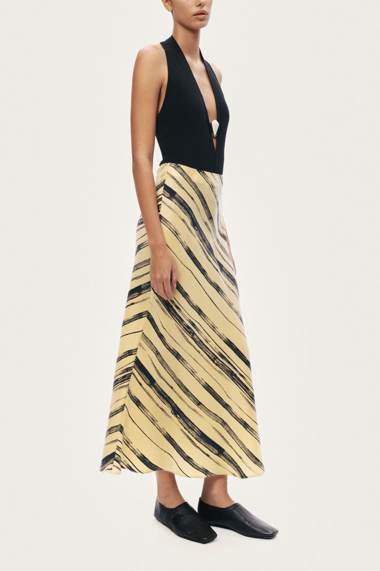 Women's Lightweight Printed Midi Skirt, Alternate, color, Multi-Colored