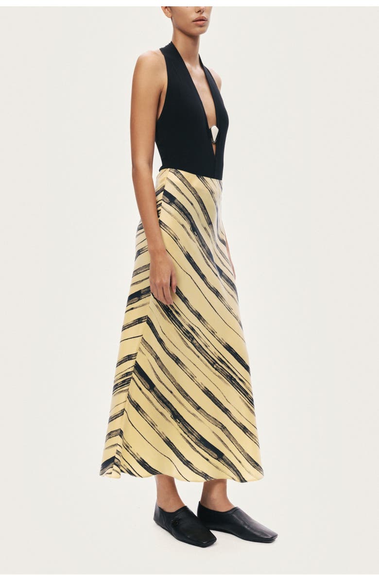 Nocturne Women's Lightweight Printed Midi Skirt, Alternate, color, Multi-Colored