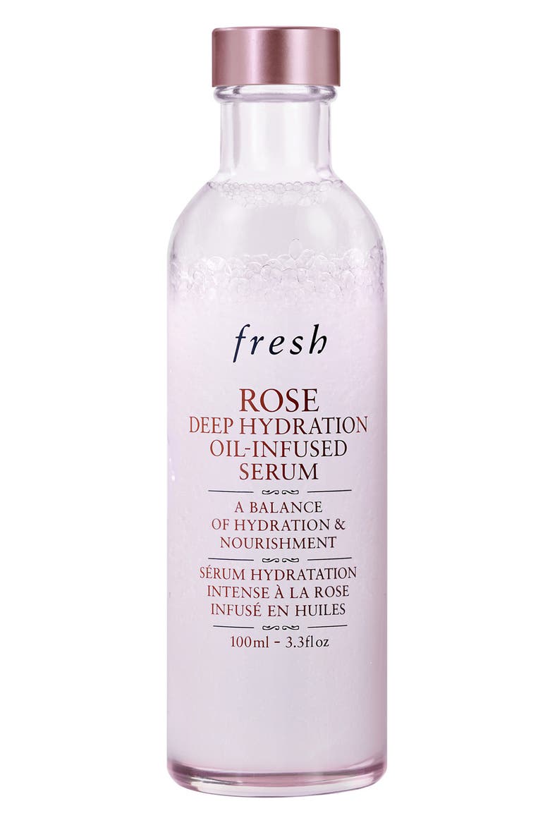 Rose & Squalane Deep Hydration Oil-Infused Serum, Main, color, NO COLOR