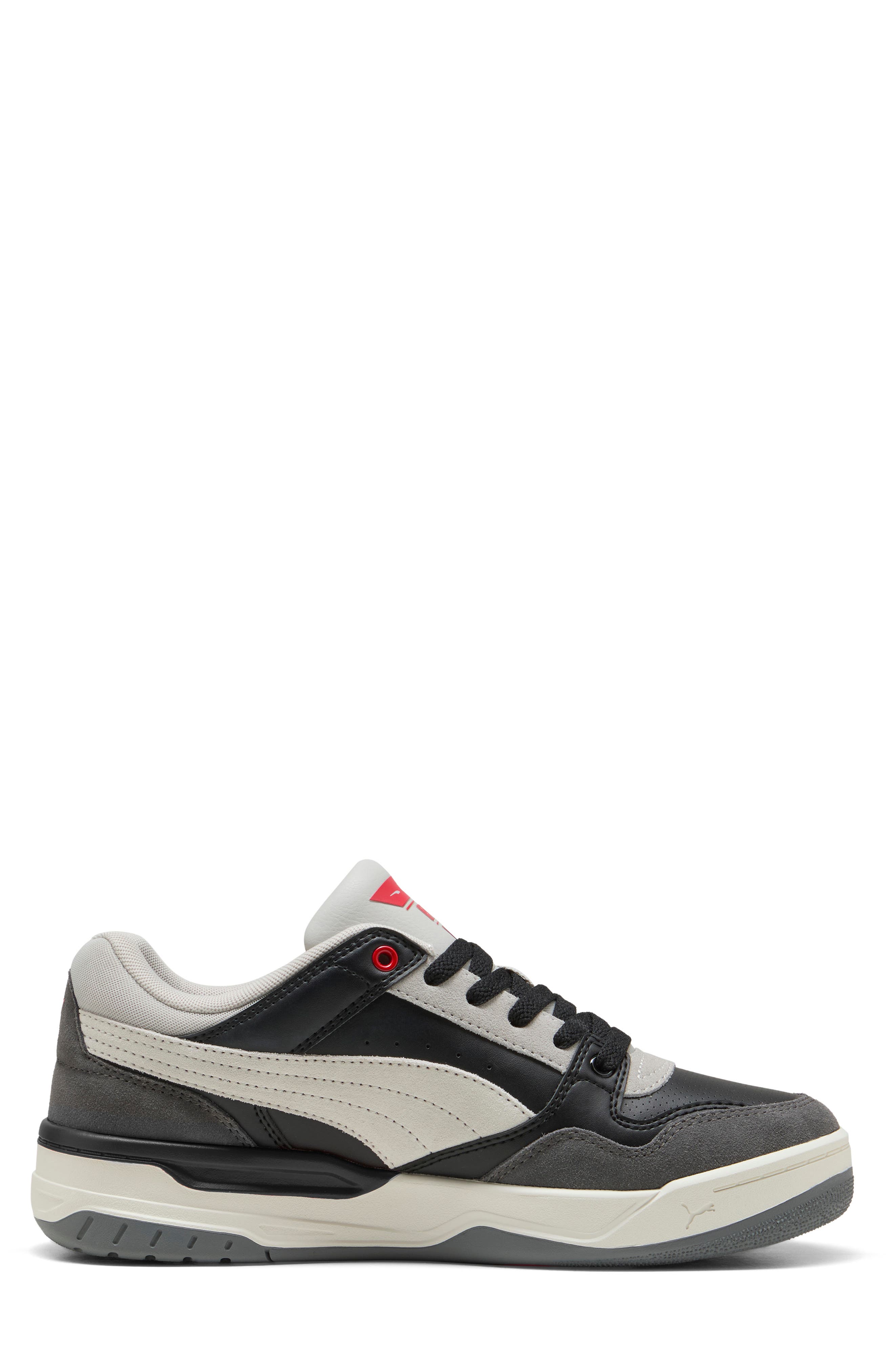 PUMA Rebound Retro SD Sneaker, Alternate, color, Puma Black-Cool Dark Gray-Red