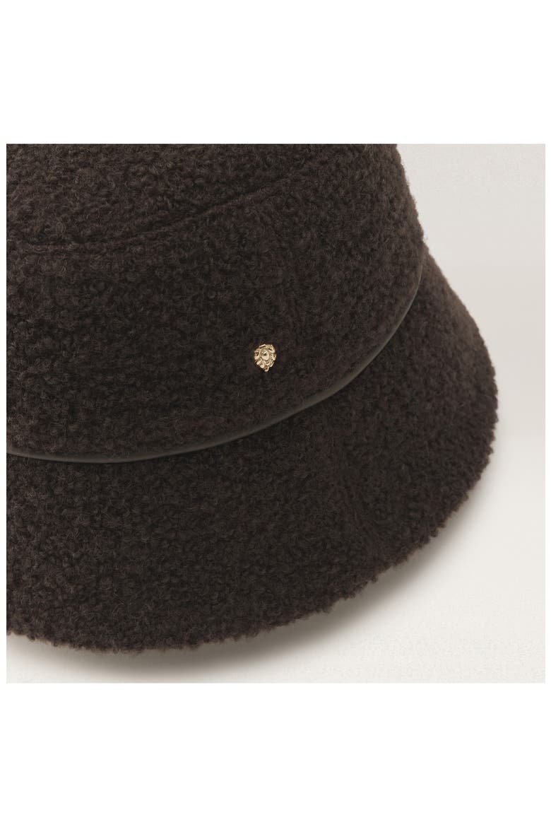 Seda Wool Blend Bucket Hat, Alternate, color, CHOCOLATE